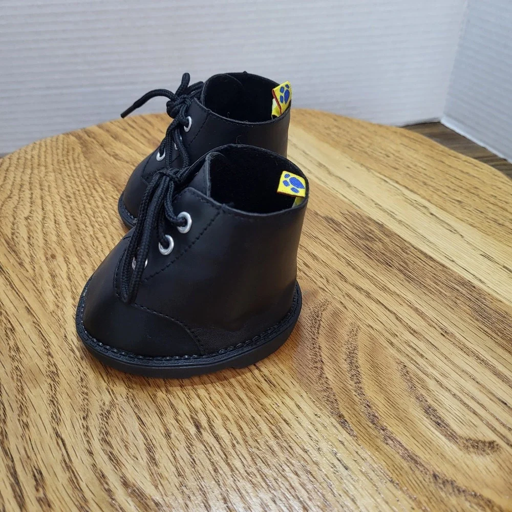 Build A Bear Workshop Faux Leather Lace Up Boots Plush Stuffed Animal Accessory